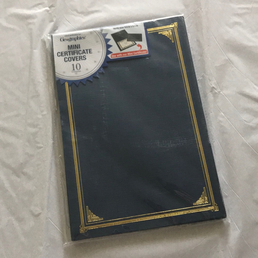Geographics Mini Certificate Covers